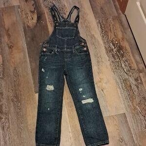 Old Navy Dark Indigo Denim Overalls